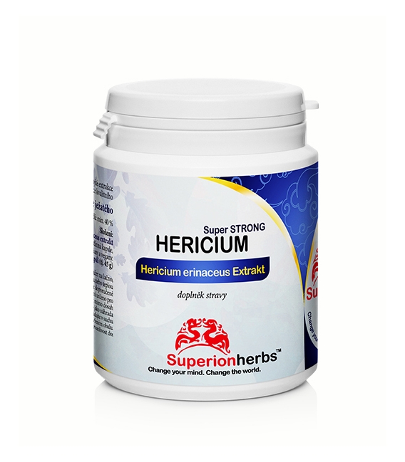 Hericium, Levia hriva - 90 kps x 500 mg, extrakt 40 % polysacharidov