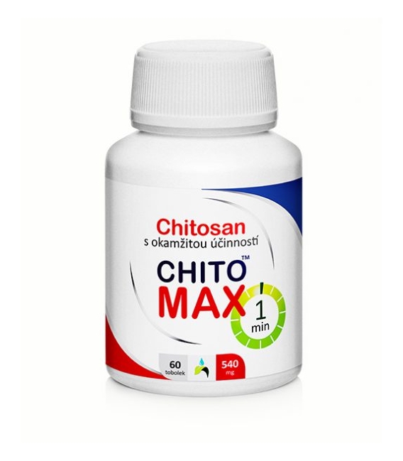 Chitomax – Chitosan s okamžitým účinkom, 60 kps, Superionherbs
