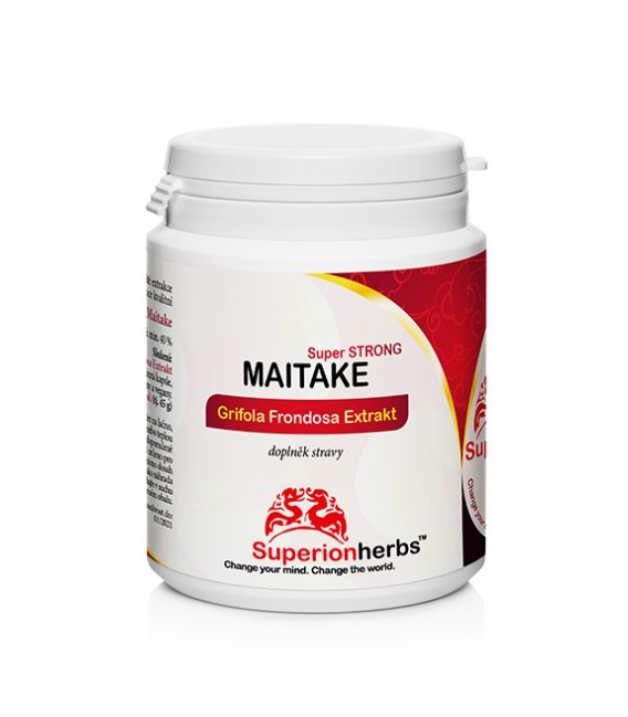 Maitake – Trsovnica lupeňovitá, Superionherbs, 90 kps x 500 mg