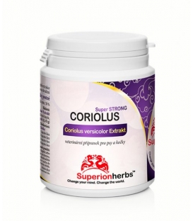 Coriolus versicolor – Extrakt z trúdnikovca, Superionherbs, 90 kps x 500 mg